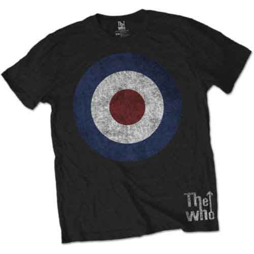 The Who | Target Distressed - T-Shirt Black