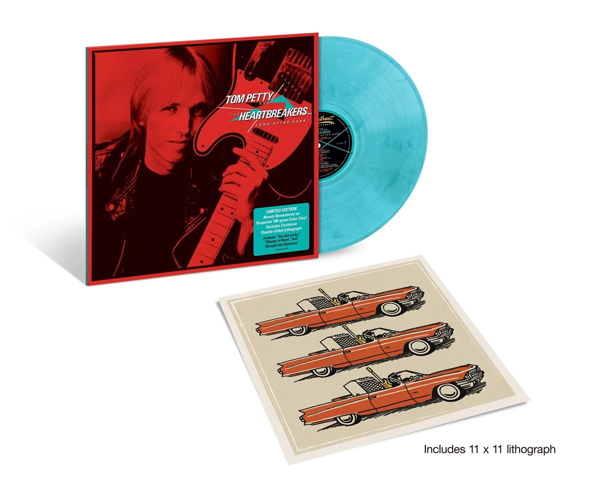 Tom Petty And The Heartbreakers | Long After Dark (Indie Exclusive, Limited Edition, Turquoise Colored Vinyl, Lithograph) - Vinyl