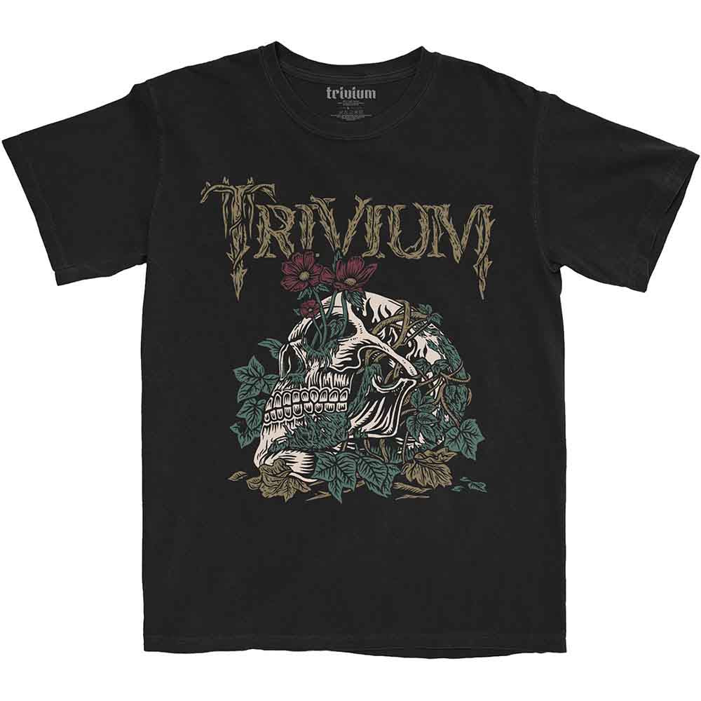 Trivium | Skelly Flower - T-Shirt Black