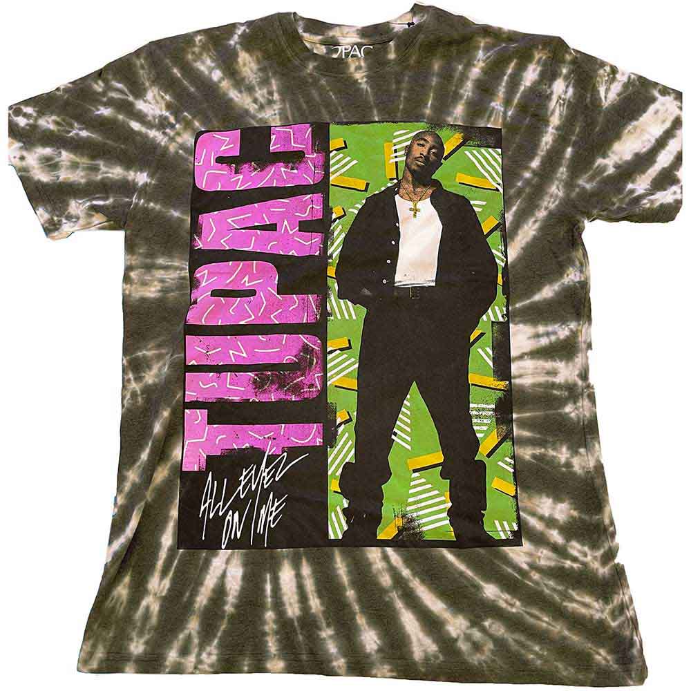 Tupac | All Eyez On Me - T-Shirt Green