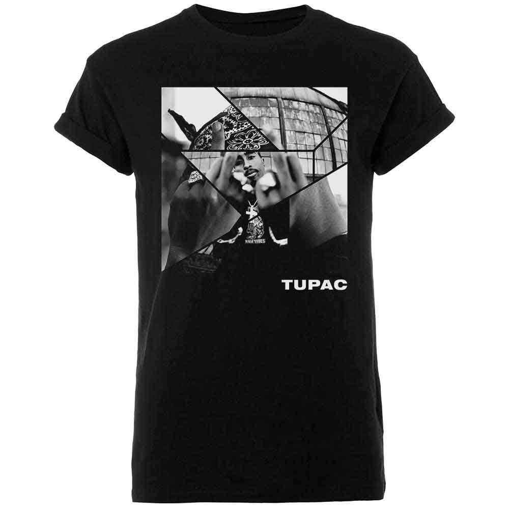 Tupac | Broken Up - T-Shirt Black