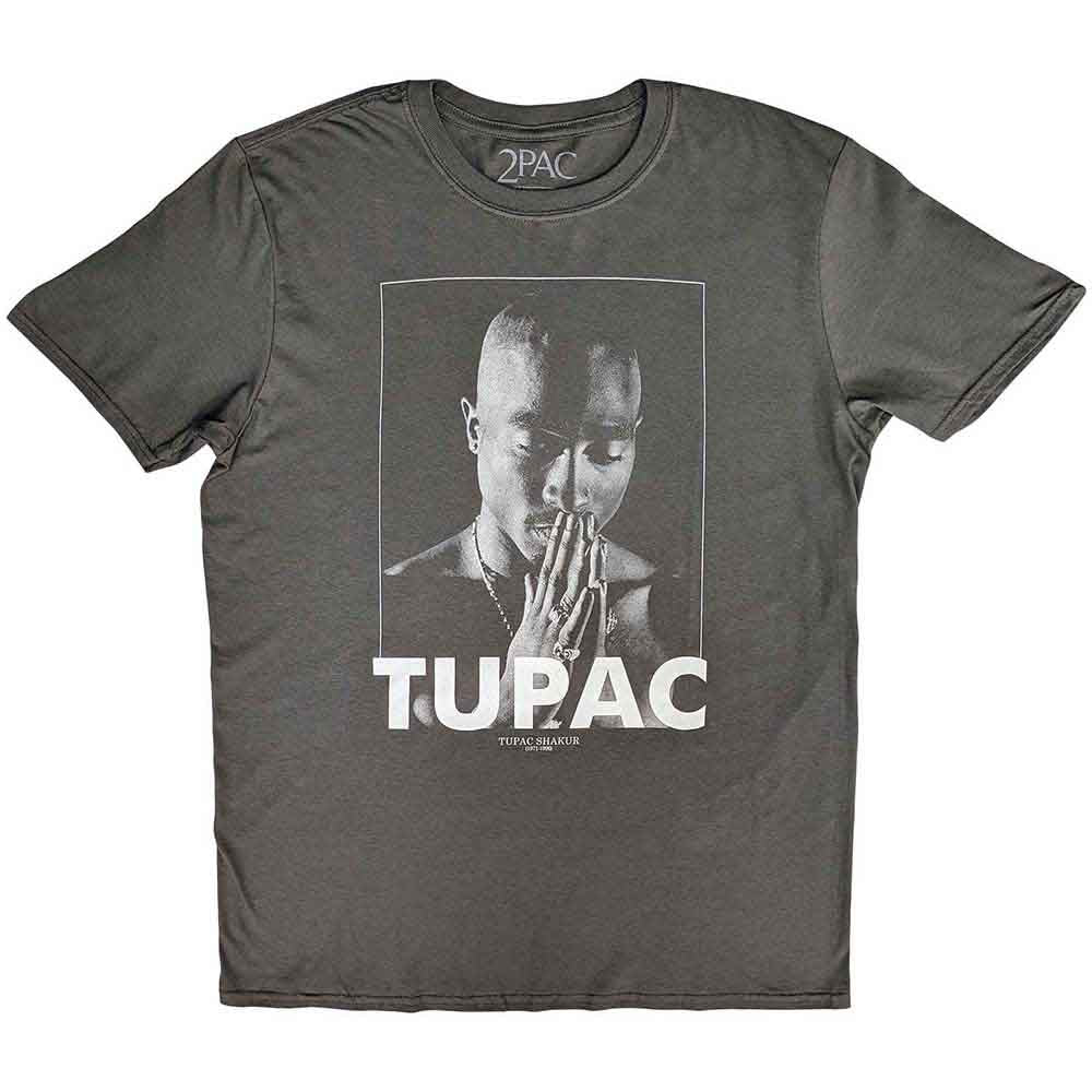 Tupac | Praying - T-Shirt Grey