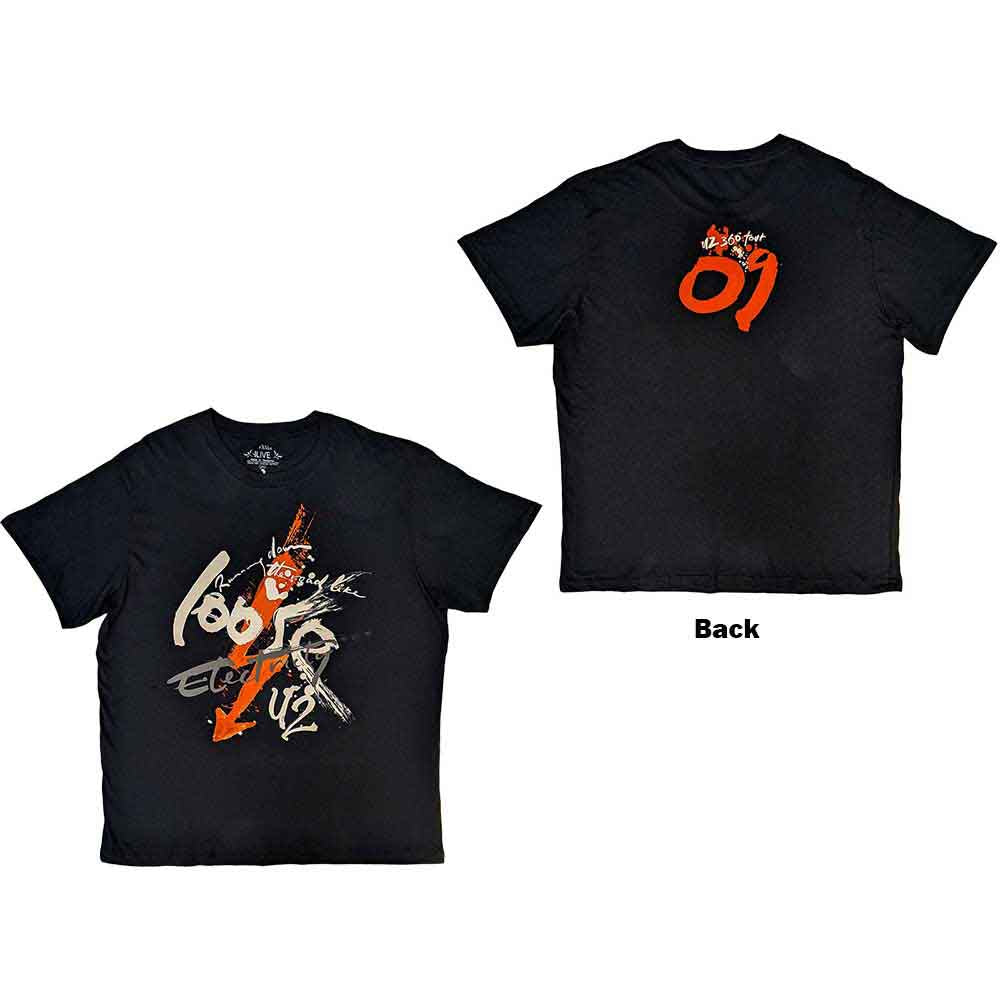 U2 | 360 Degree Tour 2009 Loose Electricity - T-Shirt Black
