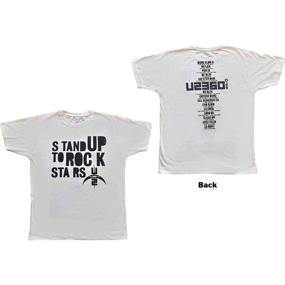 U2 | 360 Degree Tour 2009 Stand Up to Rock Stars - T-Shirt White