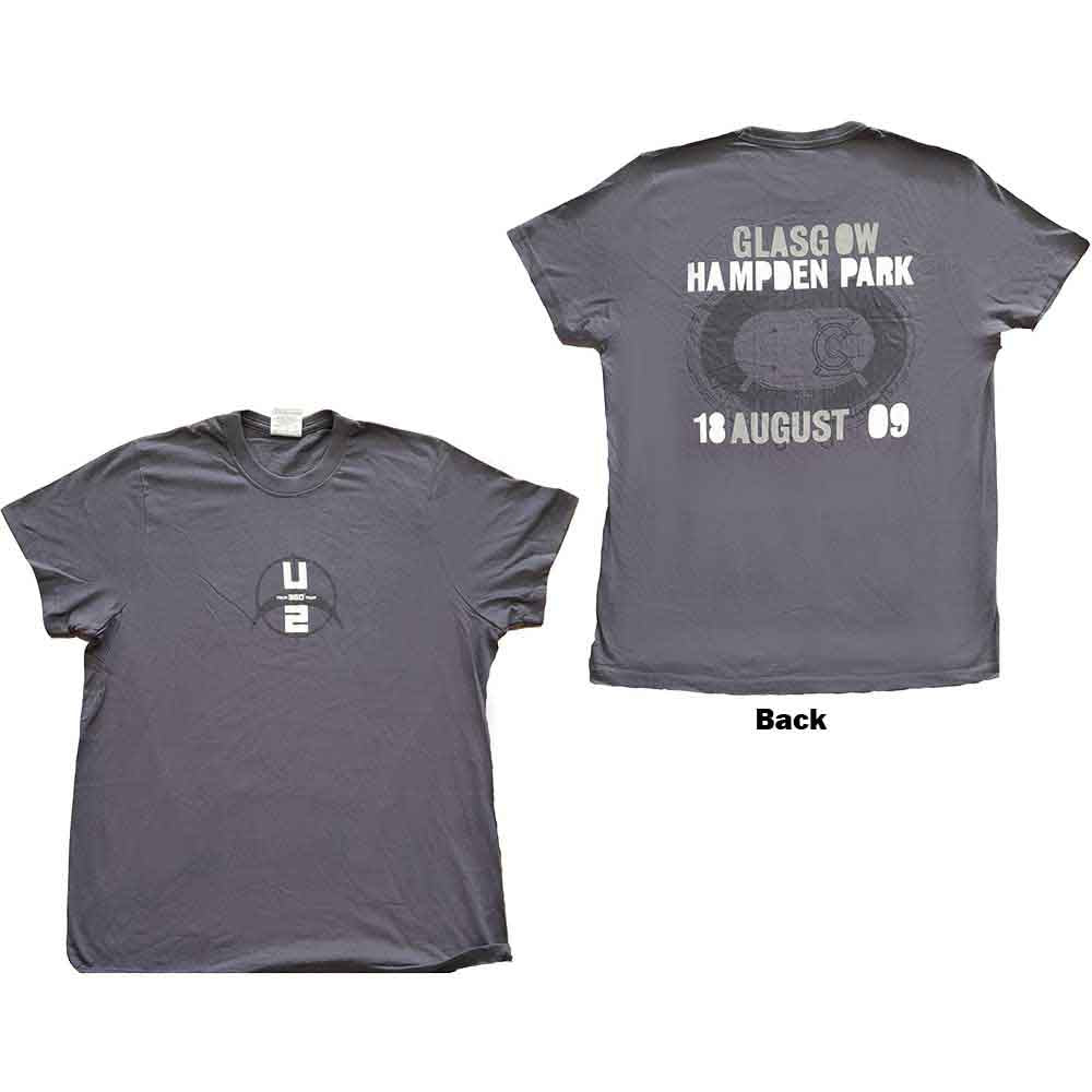 U2 | 360 Degree Tour Glasgow 2009 - T-Shirt Grey
