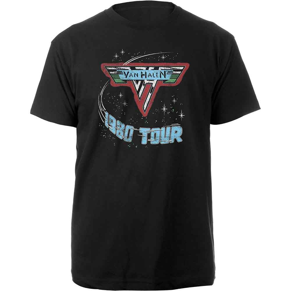 Van Halen | 1980 Tour - T-Shirt Black
