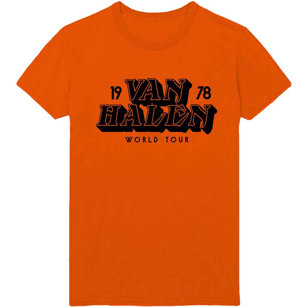 Van Halen | World Tour '78 - T-Shirt Orange