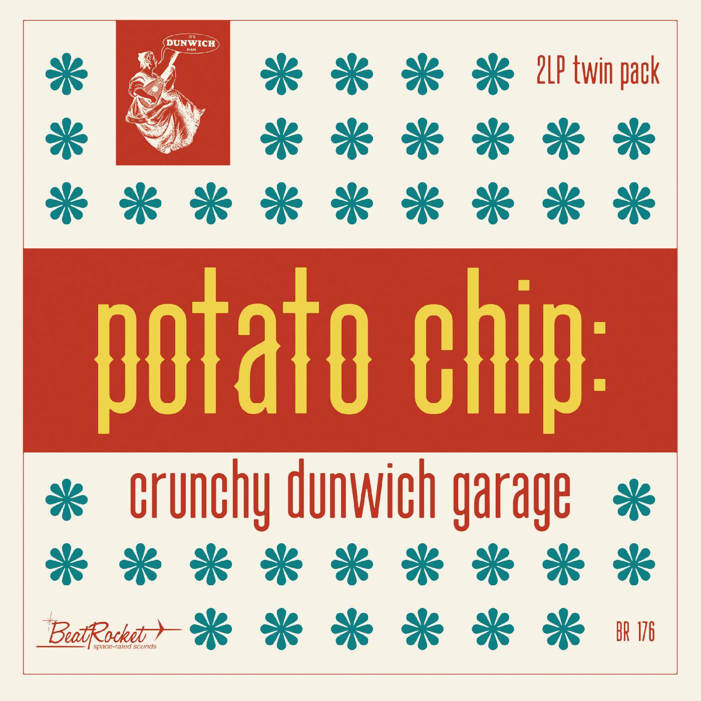 Various Artists | Potato Chip: Crunchy Dunwich Garage (SEAGLASS BLUE VINYL) - Vinyl