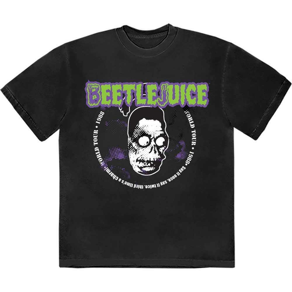Warner Bros | Beetlejuice 1988 World Tour - T-Shirt Black