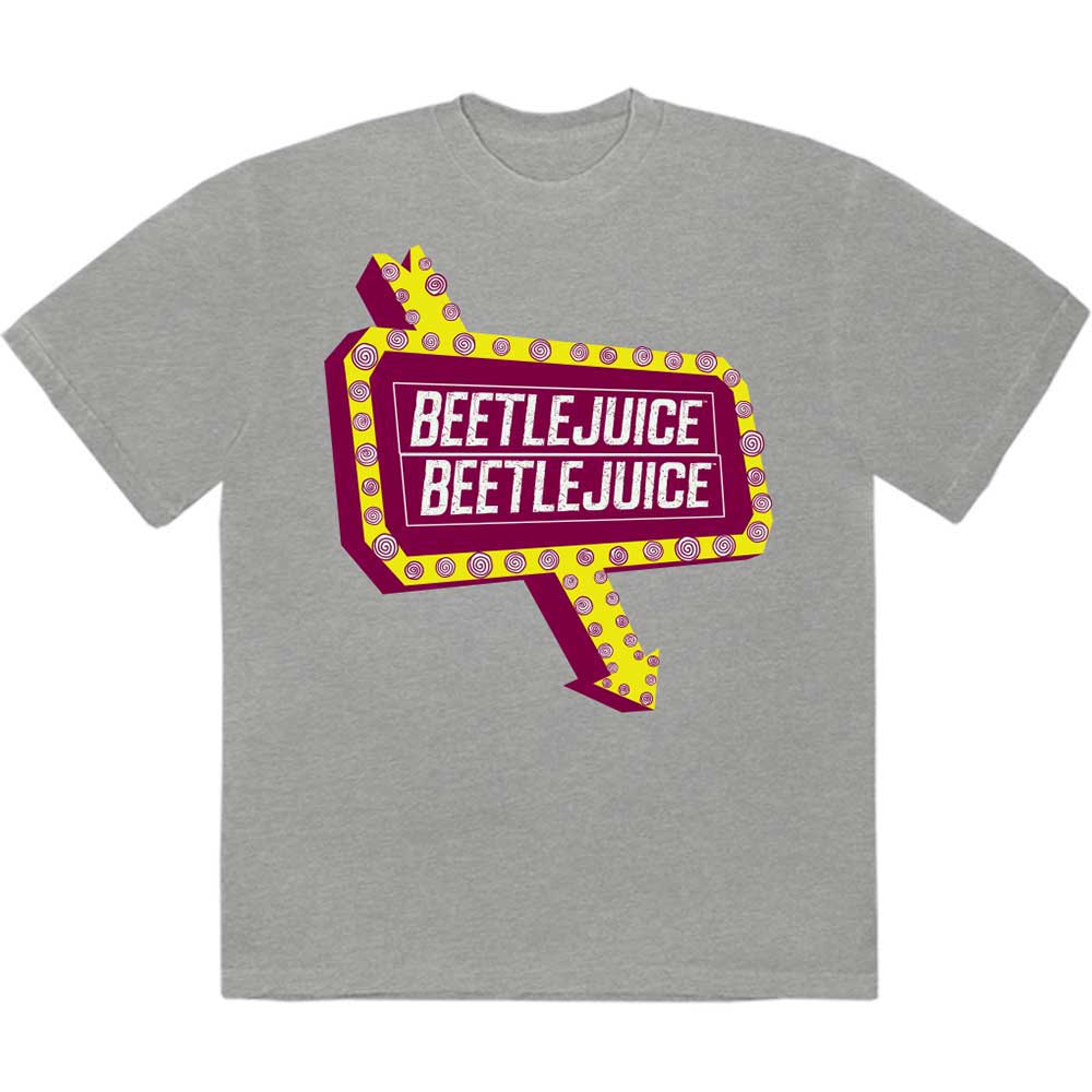 Warner Bros | Beetlejuice Beetlesign - T-Shirt Grey