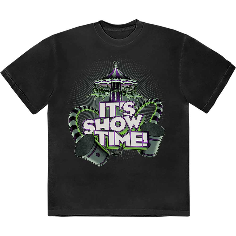 Warner Bros | Beetlejuice It's Showtime Carousel - T-Shirt Black