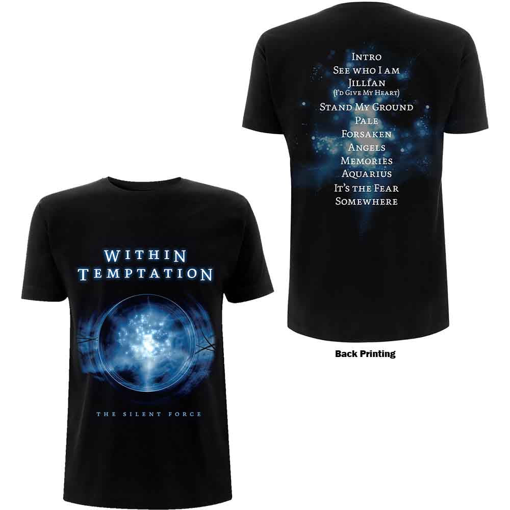Within Temptation | Silent Force Tracks - T-Shirt Black