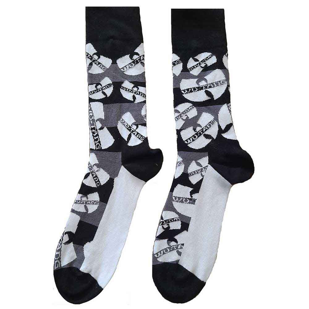 Wu-tang Clan | Logos Monochrome - Socks Black, White, Grey