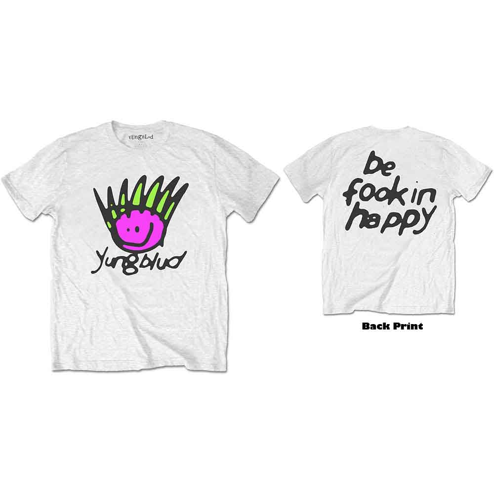 YUNGBLUD | Face - T-Shirt White
