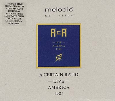 A Certain Ratio | Live America 1985 - CD