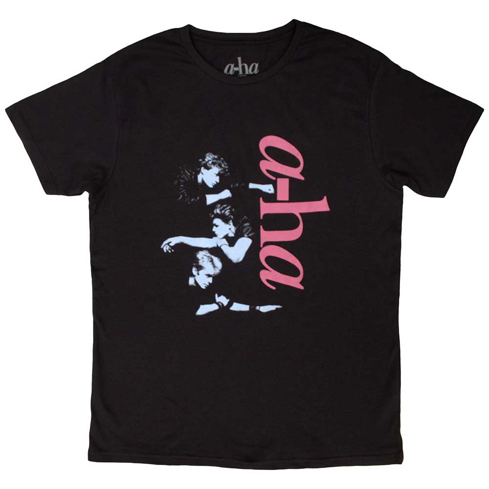 a-ha | Vertical Logo - Black