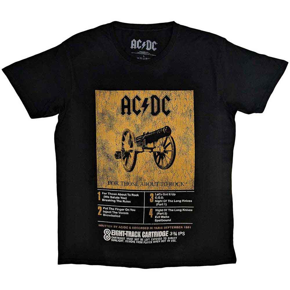AC/DC | 8 Track - T-Shirt Black