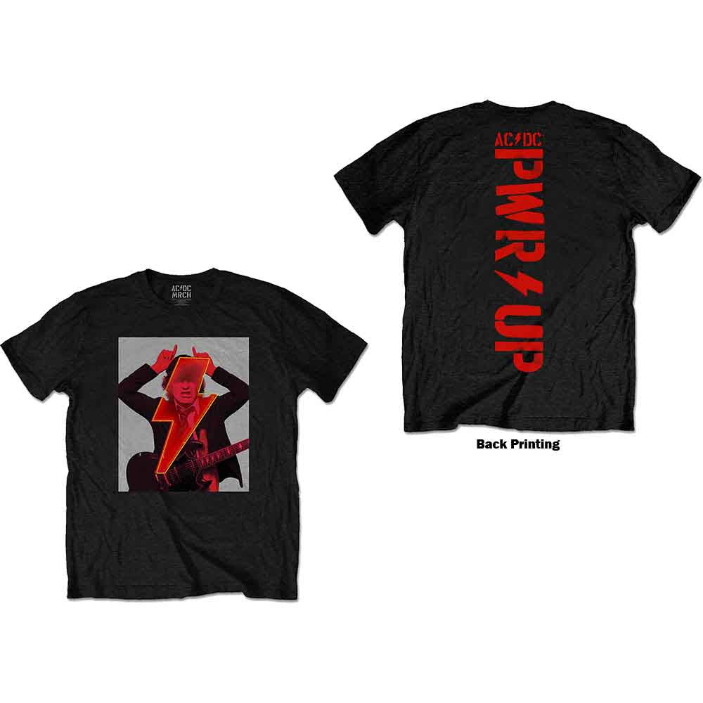 AC/DC | Angus Finger Horns - T-Shirt Black