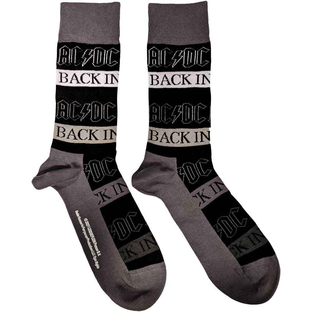 AC/DC | Back In Black - Socks Black