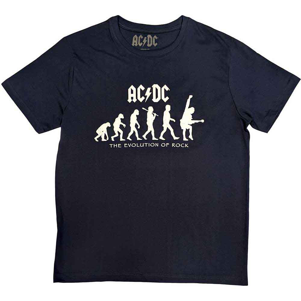 AC/DC | Evolution of Rock - T-Shirt Blue