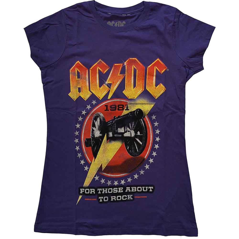 AC/DC | For Those About To Rock '81 - T-Shirt Purple