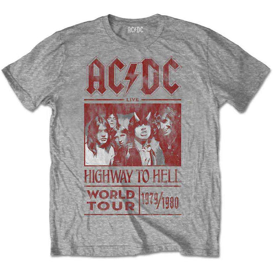 AC/DC | Highway to Hell World Tour 1979/1980 - T-Shirt Grey