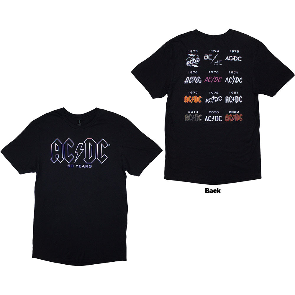AC/DC | History Logo - Black