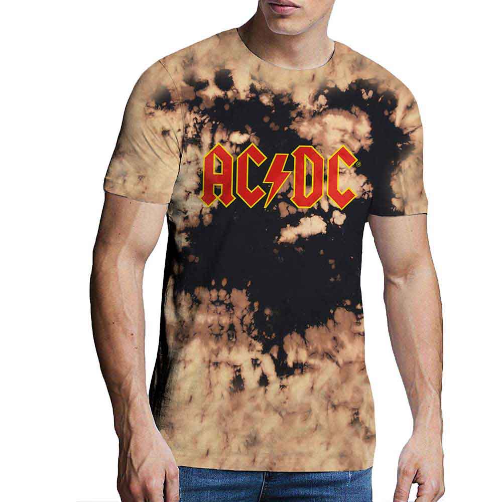 AC/DC | Logo - T-Shirt Brown, Black