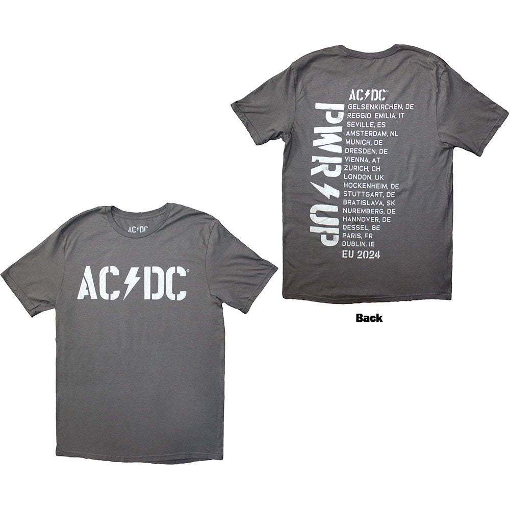 AC/DC | Logo PWR-UP EU Tour '24 - Grey