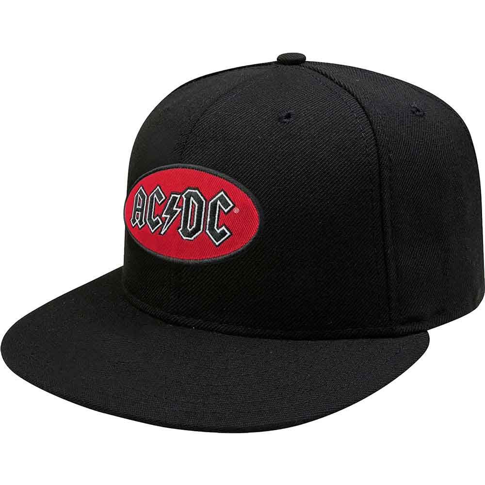 AC/DC | Oval Logo - Hat Black