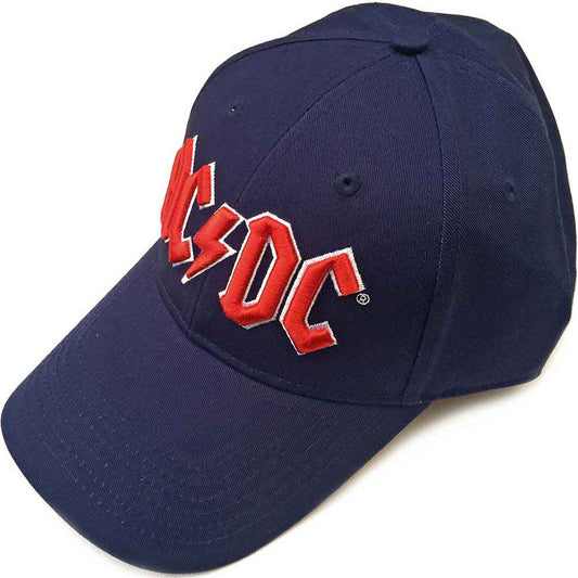 AC/DC | Red Logo - Hat Blue