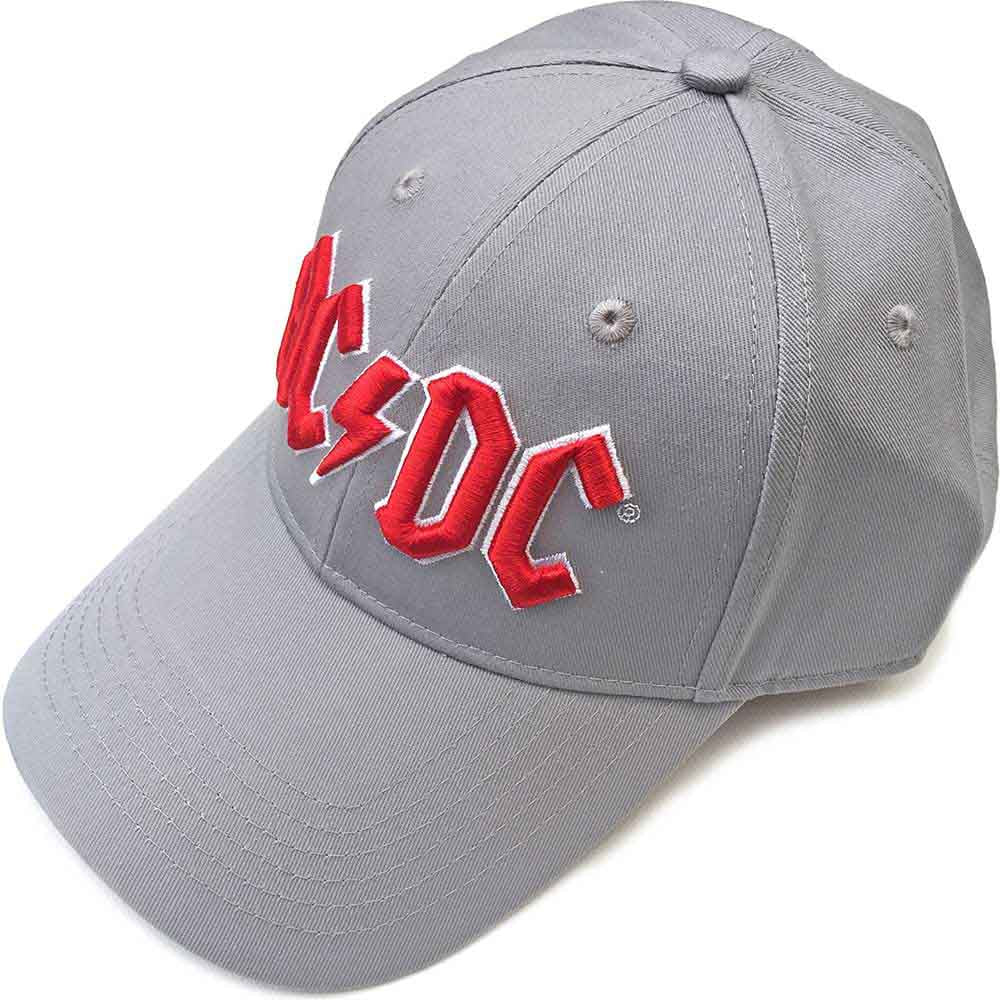 AC/DC | Red Logo - Hat Grey