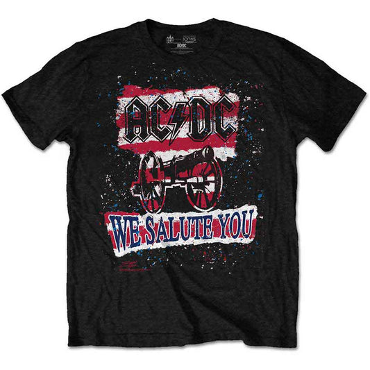 AC/DC | We Salute You Stripe - T-Shirt Black