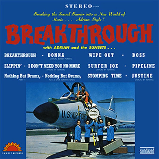 Adrian and the Sunsets | Breakthrough (MULTI-COLORED STARBURST) - Vinyl
