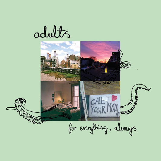 Adults | For Everything, Always (PINK VINYL) - Vinyl