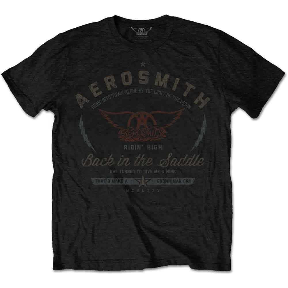 Aerosmith | Back in the Saddle - T-Shirt Black