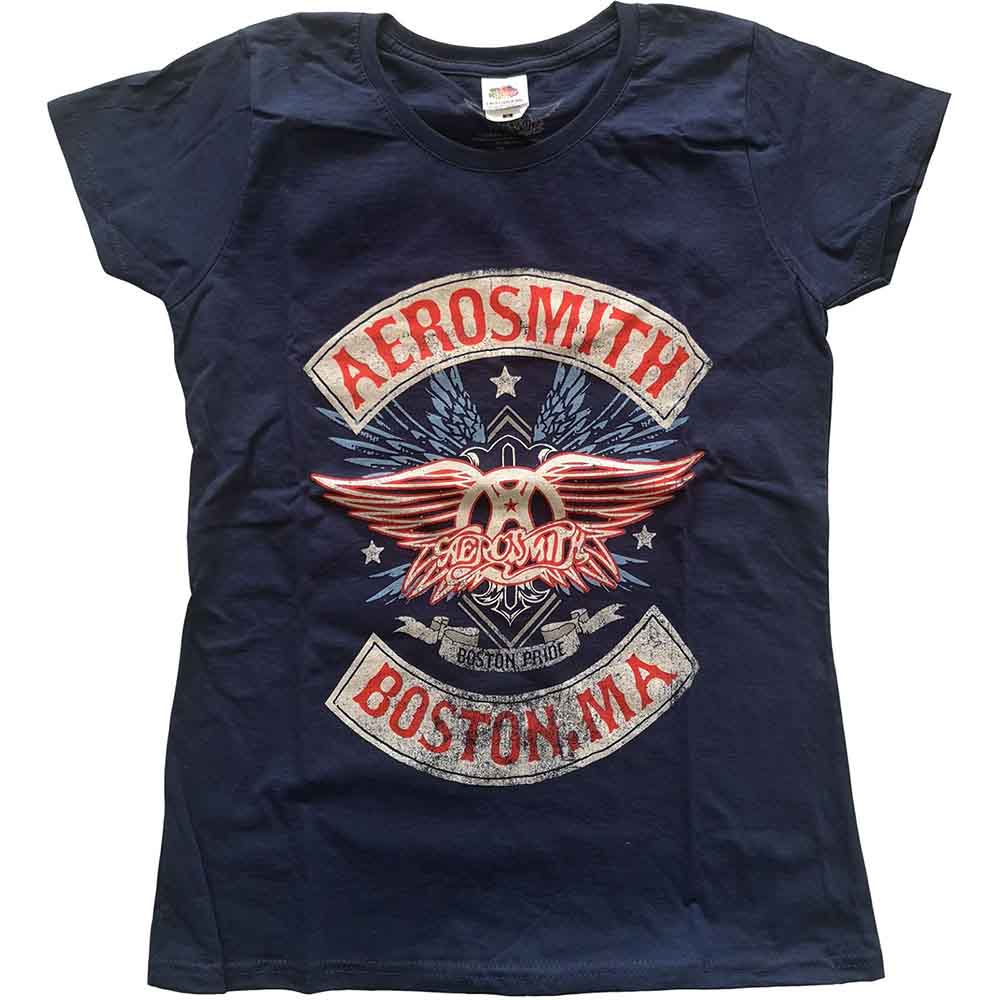 Aerosmith | Boston Pride - T-Shirt Blue