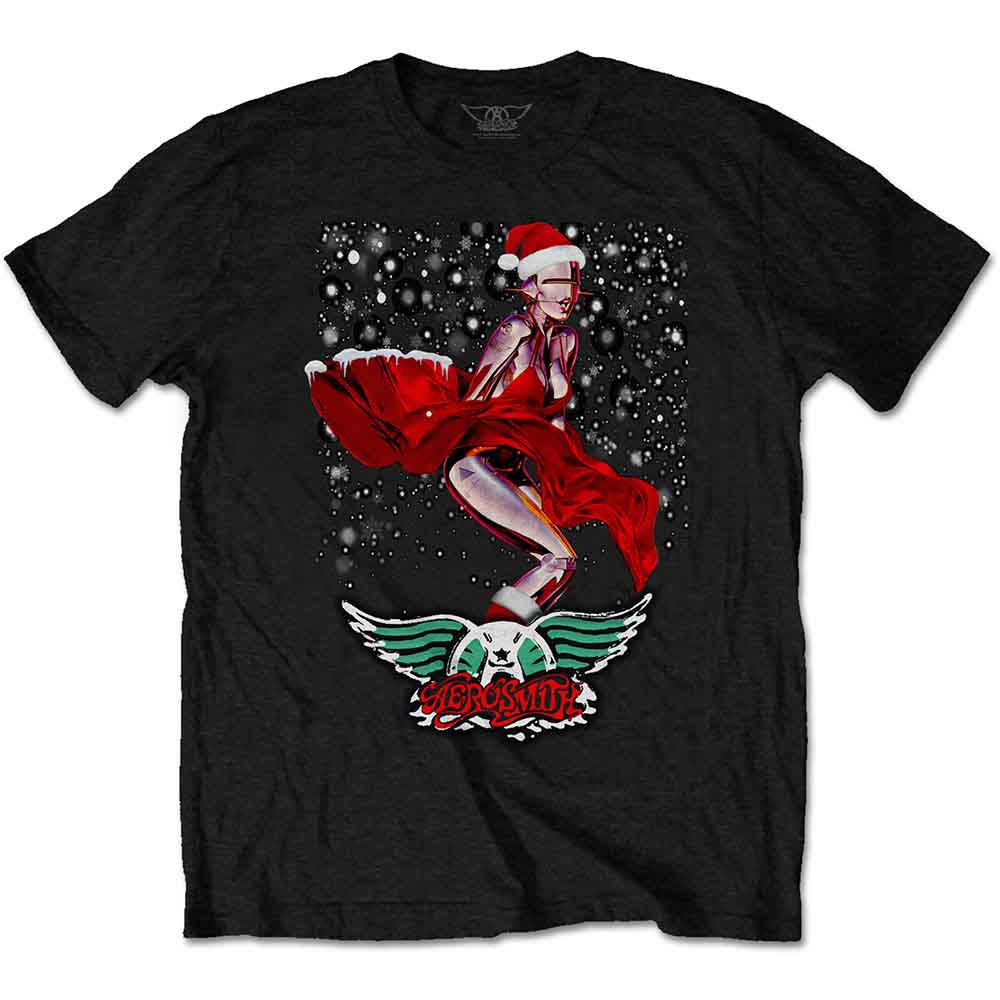 Aerosmith | Robo Santa - T-Shirt Black