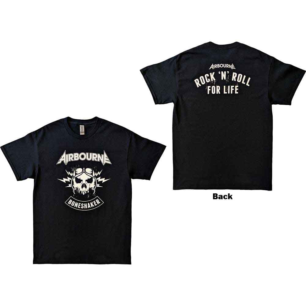 Airbourne | R 'n' R Boneshaker - T-Shirt Black