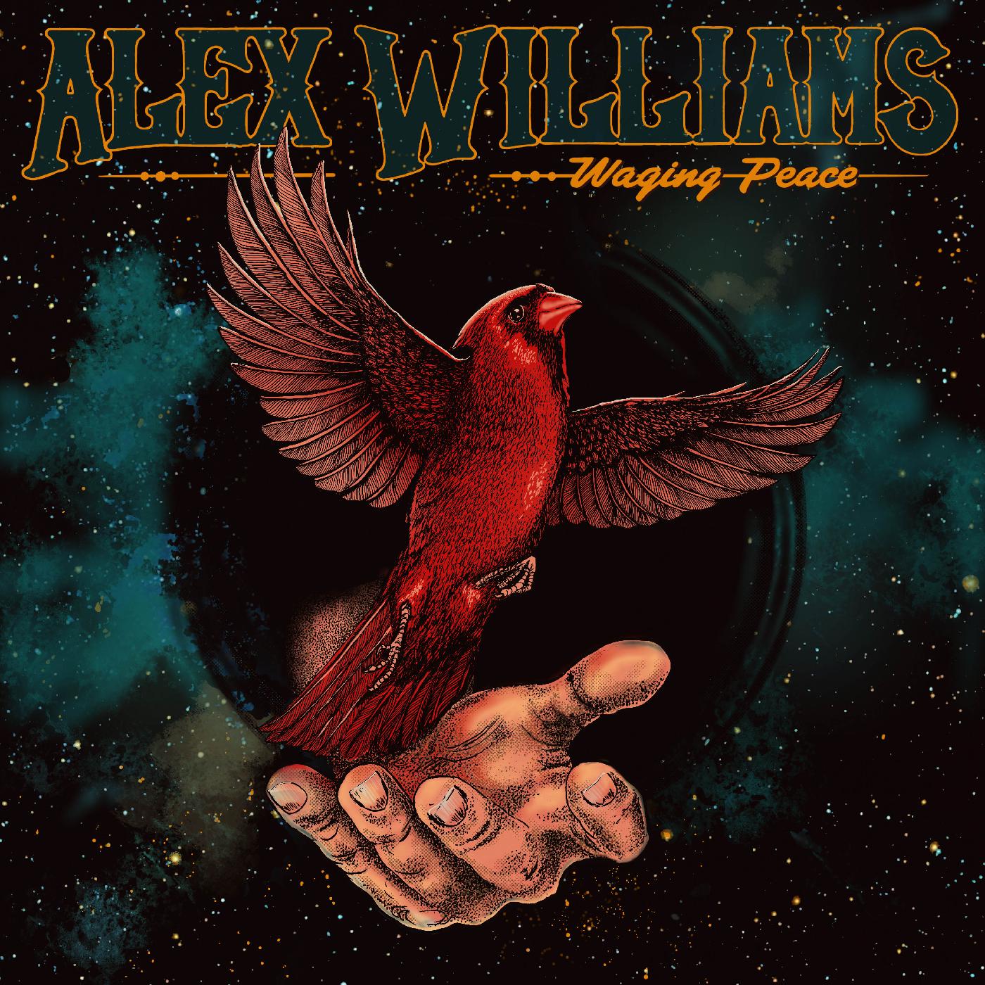 Alex Williams | Waging Peace (RED VINYL) - Vinyl