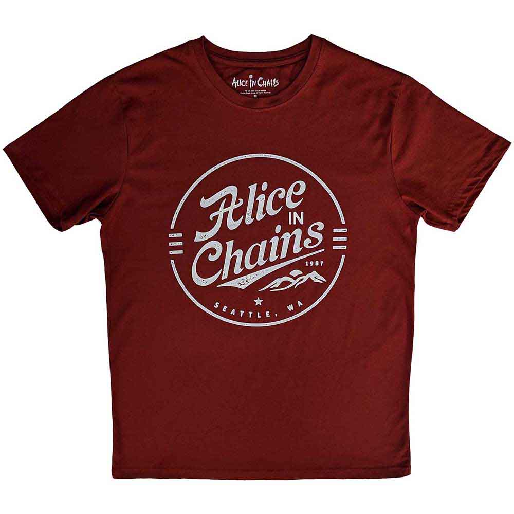 Alice In Chains | Circle Emblem - T-Shirt Red