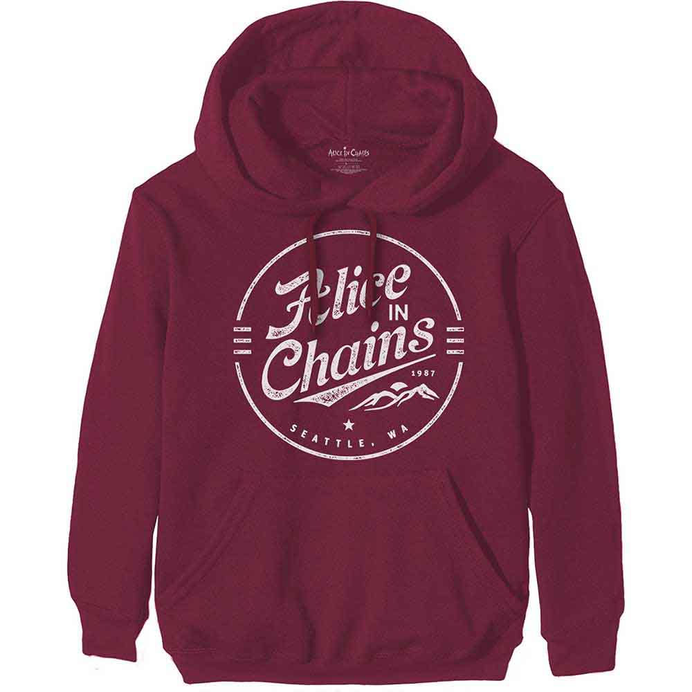 Alice In Chains | Circle Emblem - Sweatshirt Red
