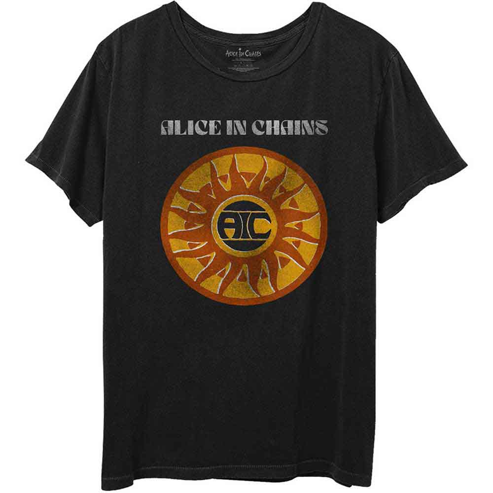 Alice In Chains | Circle Sun Vintage - T-Shirt Black