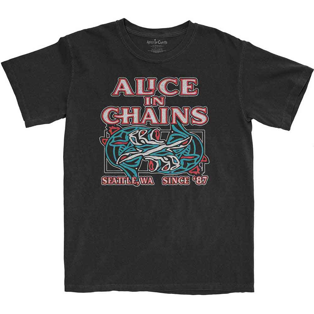 Alice In Chains | Totem Fish - T-Shirt Black
