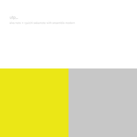 Alvarious Artists Noto + Ryuichi Sakamoto | Utp_ (Remaster) - Vinyl