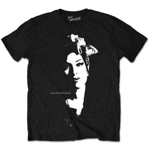 Amy Winehouse | Scarf Portrait - T-Shirt Black
