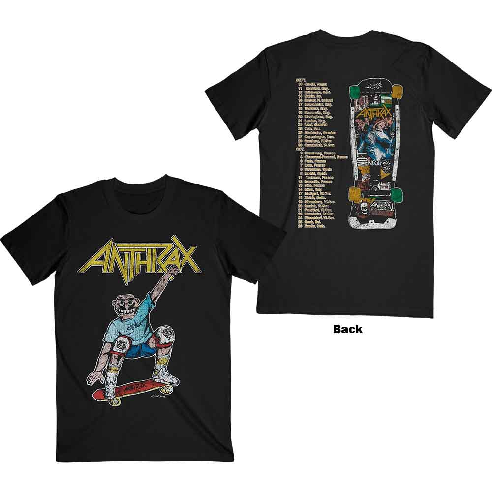 Anthrax | Spreading Skater Notman Vintage - T-Shirt Black