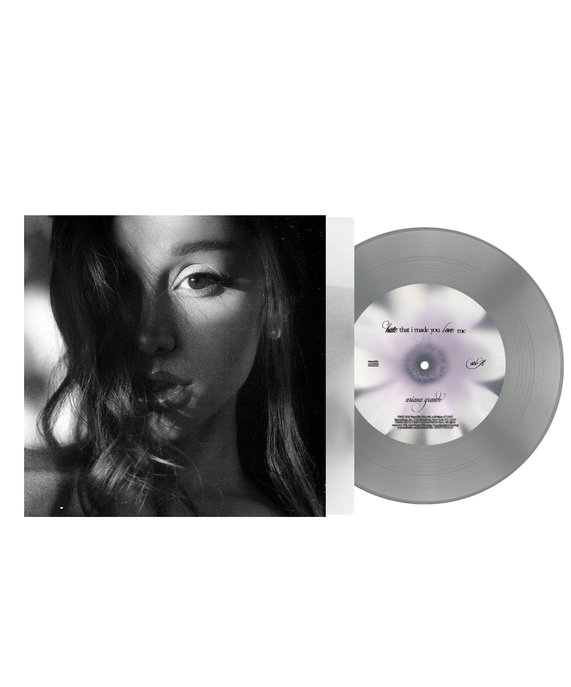 Ariana Grande | Hate That I Made You Love Me [Fluffy Tail Gray 7" Single] - Vinyl