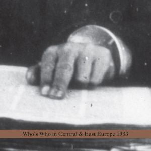 Arnold Dreyblatt | Who's Who in Central Europe 1933 - CD