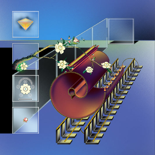 @ (At) | Mind Palace Music (Blue And White Marble Vinyl) - Vinyl